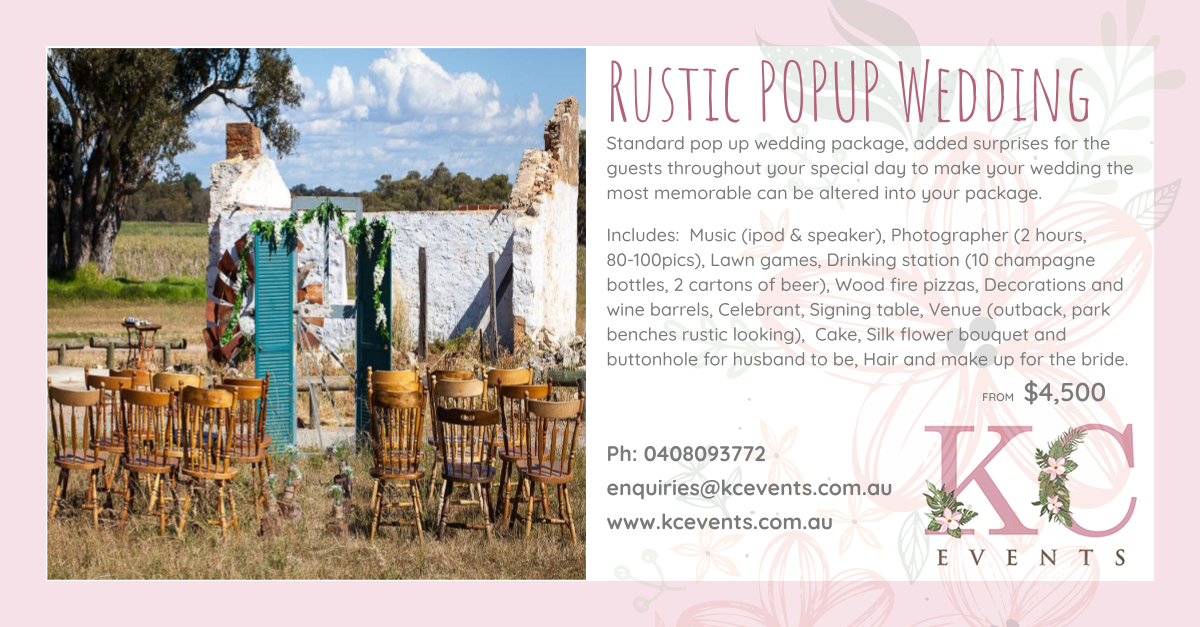 KC Events Template - Rustic Wedding